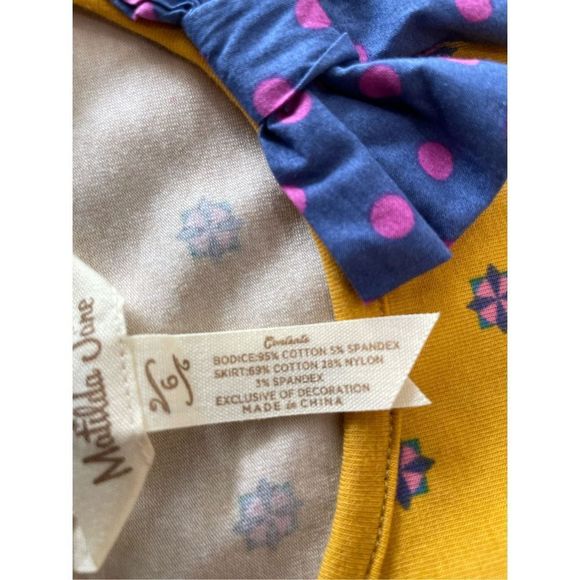 Girls Matilda Jane Choose your own path Gold Star Dress size 6 - Picture 4 of 6